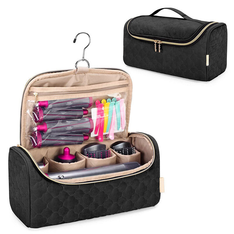 Bolsa de maquillaje portátil para secador de pelo, bolsa de viaje a prueba de polvo, organizador, estuche para secador de pelo para Dyson Airwrap