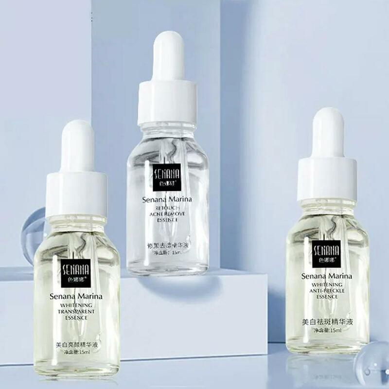 15ml Serum Whitening Freckle removal Face Serum Whitening For Glowing Pore Shrinking Collagen Facial Skin Care