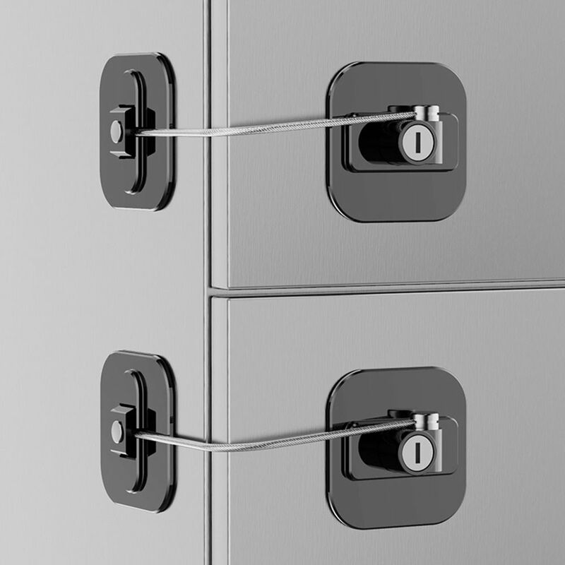 Serratura di sicurezza per bambini con serratura codificata cassetti per frigorifero serratura per armadietto con Password digitale protezione per bambini