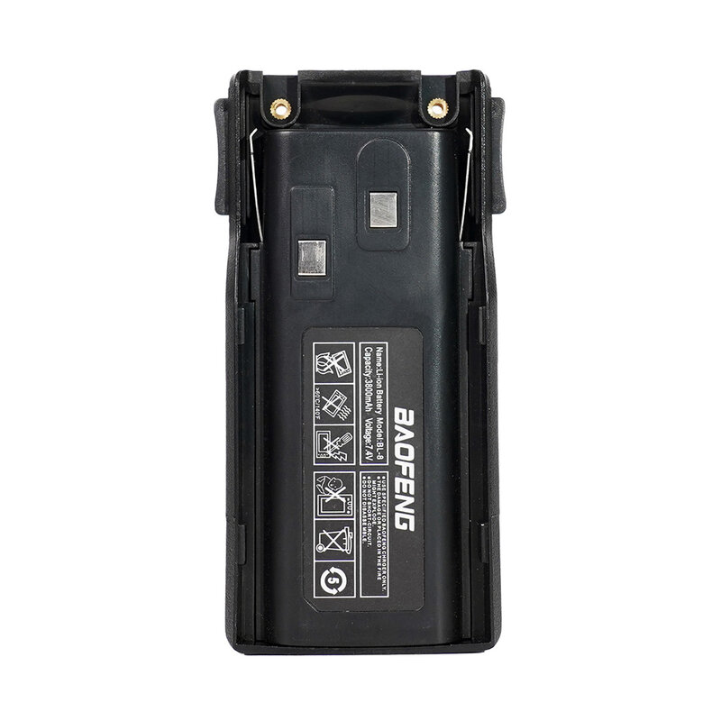 BAOFENG-batería gruesa de 3800mAh para walkie-talkie, UV-82 para UV-8D UV82, UV-89, UV-82HP, Radios bidireccionales, carga tipo C