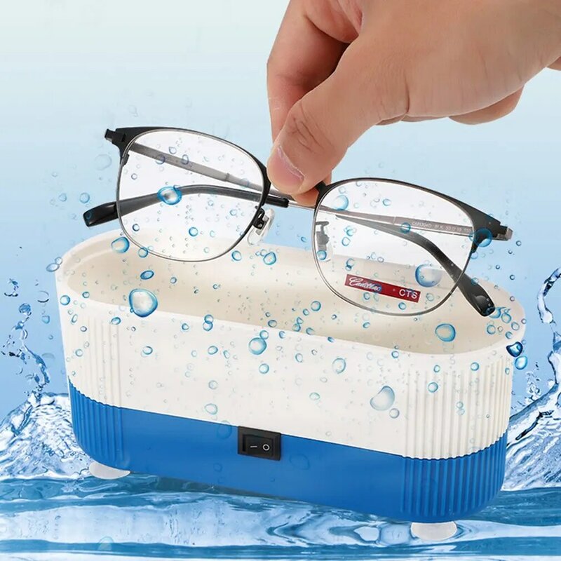 600ml Mini Ultrasonic Cleaning Machine Vibration Wash Cleaner Washing Jewelry Glasses Watch Wash Everything