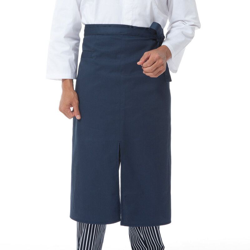 Restaurante cozinhar divisão personalidade meio avental irlanda publicidade personalizado grelhar manly aventais chef roupas frete grátis