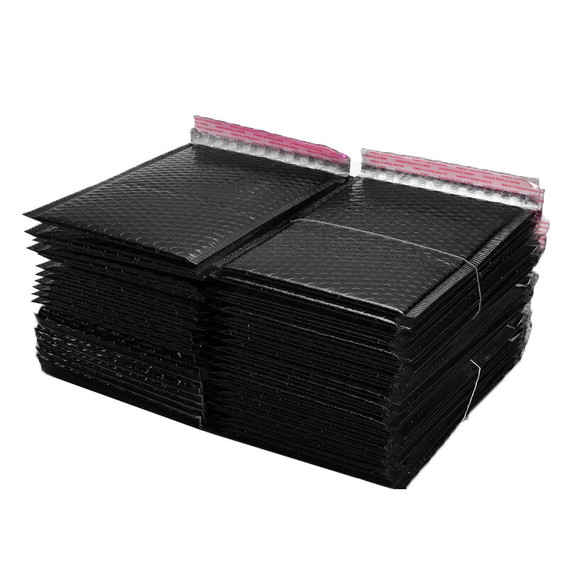 50 sztuk/partia pozłacanych papierowych kopert z bąbelkami w różnych specyfikacjach wyściełana koperta wysyłkowa z bąbelkami