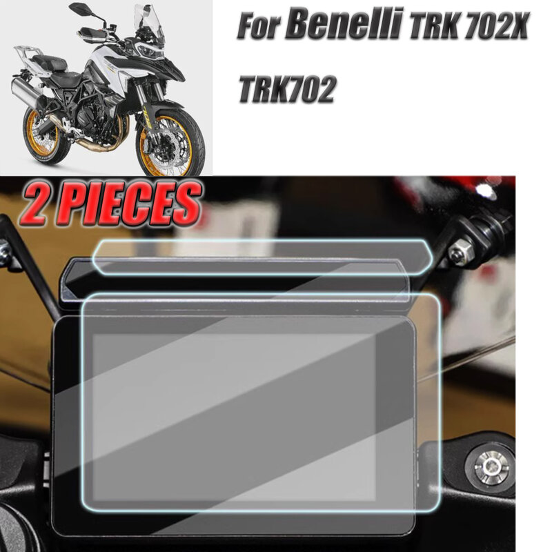 Protector de pantalla para tablero de motocicleta, película de TPU antiarañazos, antiaceite, para Benelli TRK 702X TRK702X TRK702