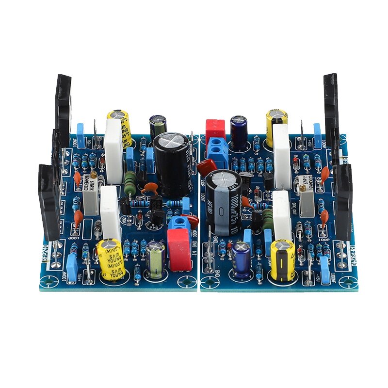 1Pair Power Amplifier Board 100Wx2 Amplificador IRF240 FET Class A Power Amplifier Audio Board Amp for Home Sound