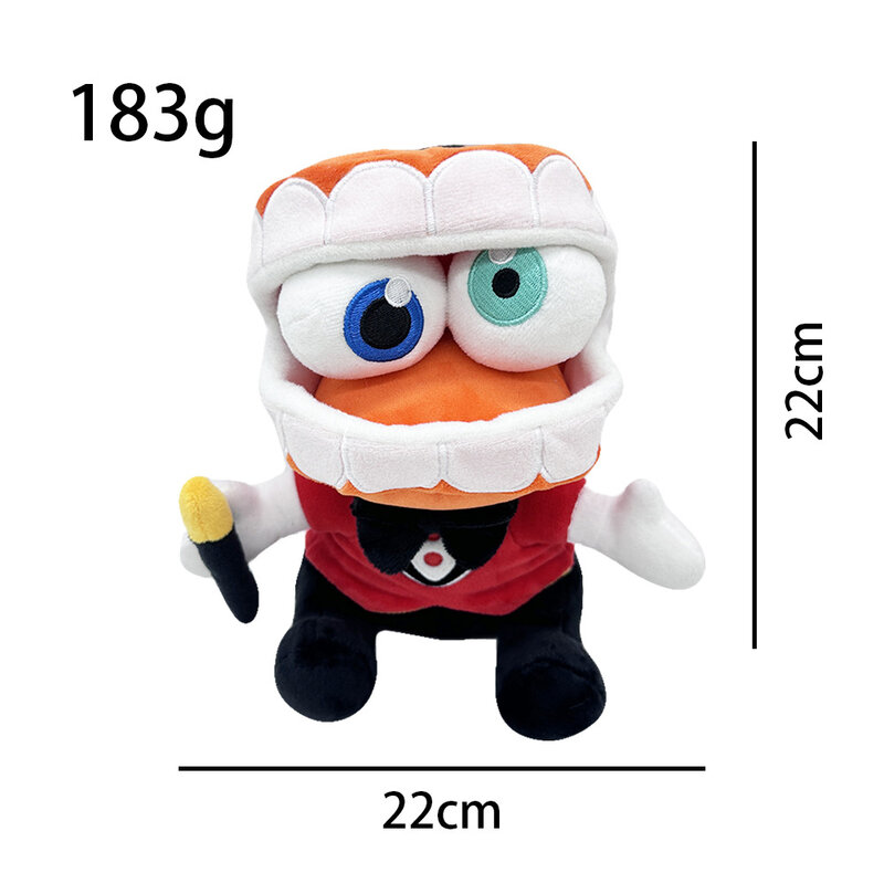 Mainan hadiah Natal anak-anak Anime The Amazing Digital sirkus Caine 22cm baru
