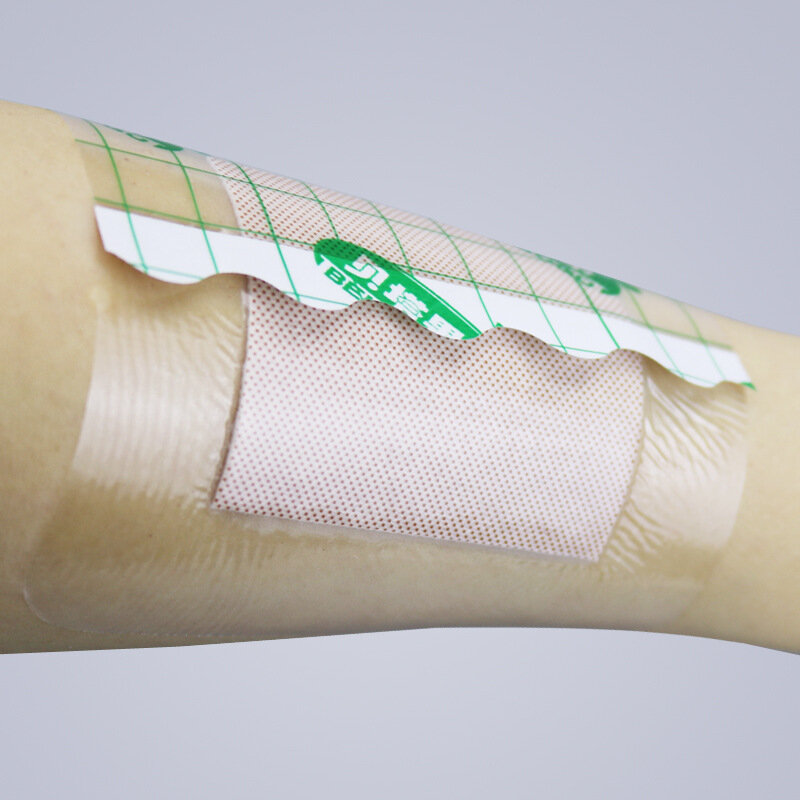 Banda médica impermeable de 10x10cm, vendaje antibacteriano para heridas, protector de primeros auxilios, 20 piezas