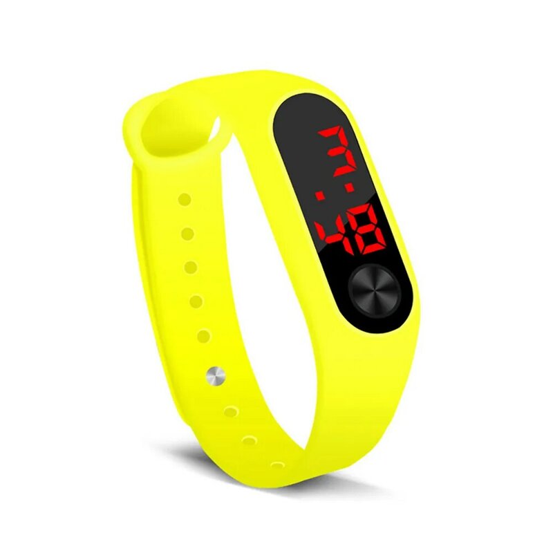 LED Eletrônico Esportes Smartwatch para Homens e Mulheres, Rastreador De Fitness, Anel De Mão, Pulseira De Moda