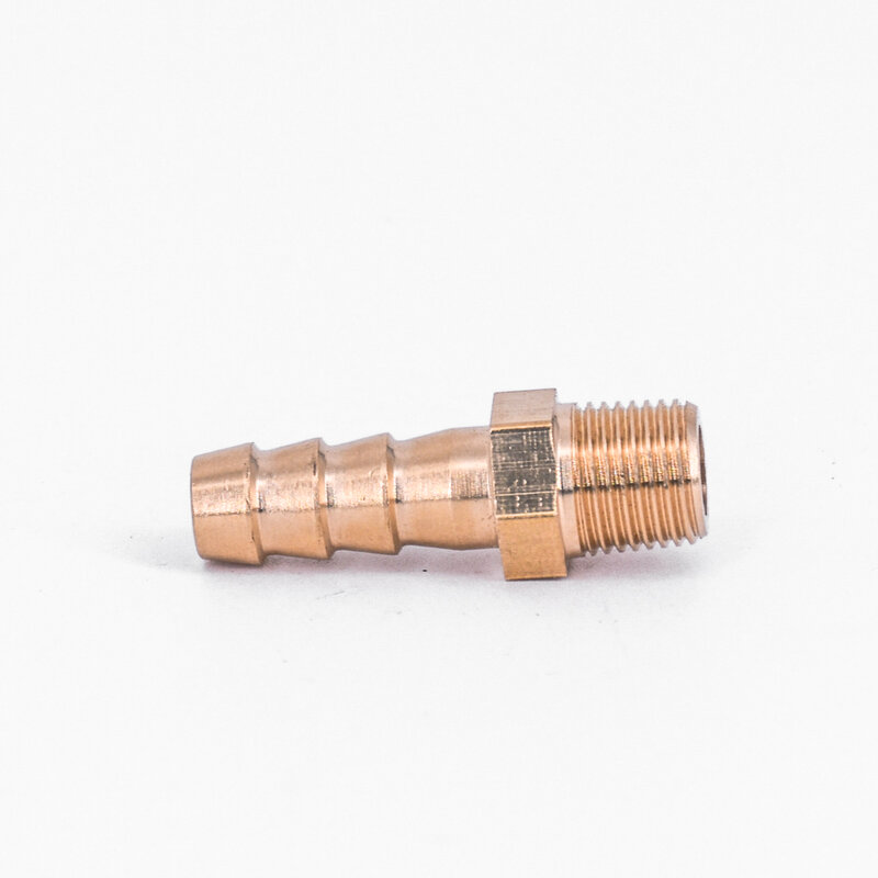 1/8 "1/4" 3/8 "npt macho x mangueira farpa cauda latão combustível montagem conector adaptador de água gás óleo