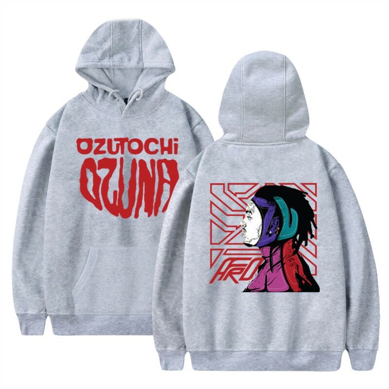 ألبوم Ozuna Ozutochi للجانبين بهودي ، أزياء شتوية كاجوال ، سويت شيرت بأكمام طويلة ، ملابس شارع بهودي للرجال والنساء