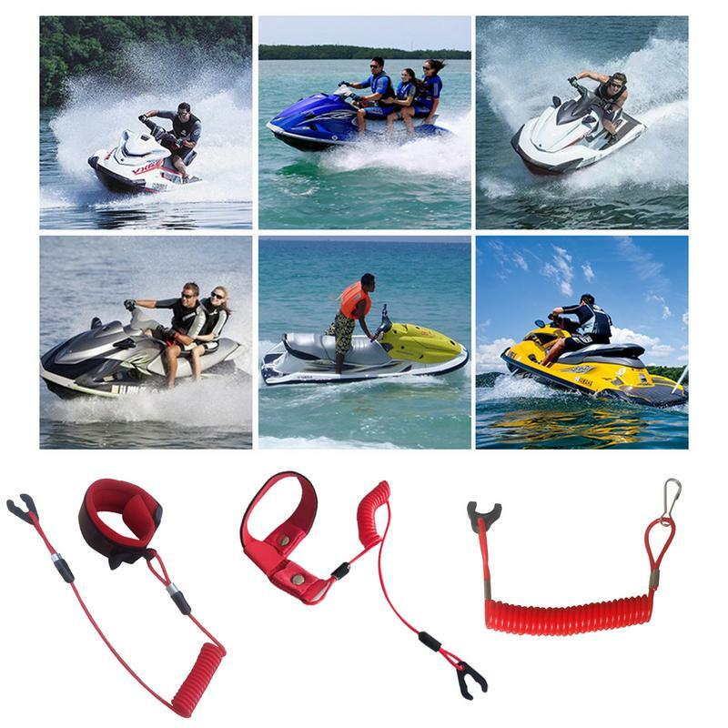 Boat Outboard Engine Motor Lanyard Start Stop Safety Lanyard Urgency Flameout Rope Universal Boat Outboard Lanyard Prevent