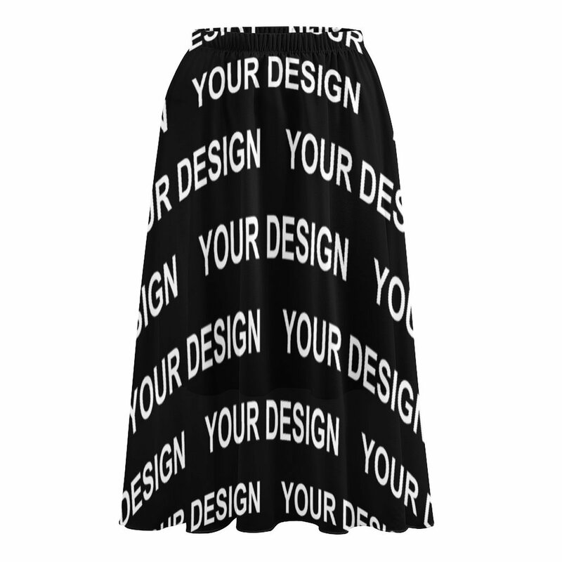 Aggiungi la gonna personalizzata di Design su misura per la tua immagine gonne Casual estetiche gonna Boho Vintage abbigliamento oversize stampato femminile