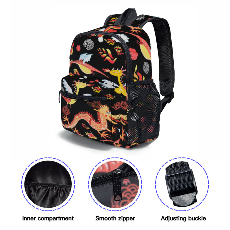 Детский Школьный рюкзак с забавным драконом для мальчиков и девочек 2-5 лет