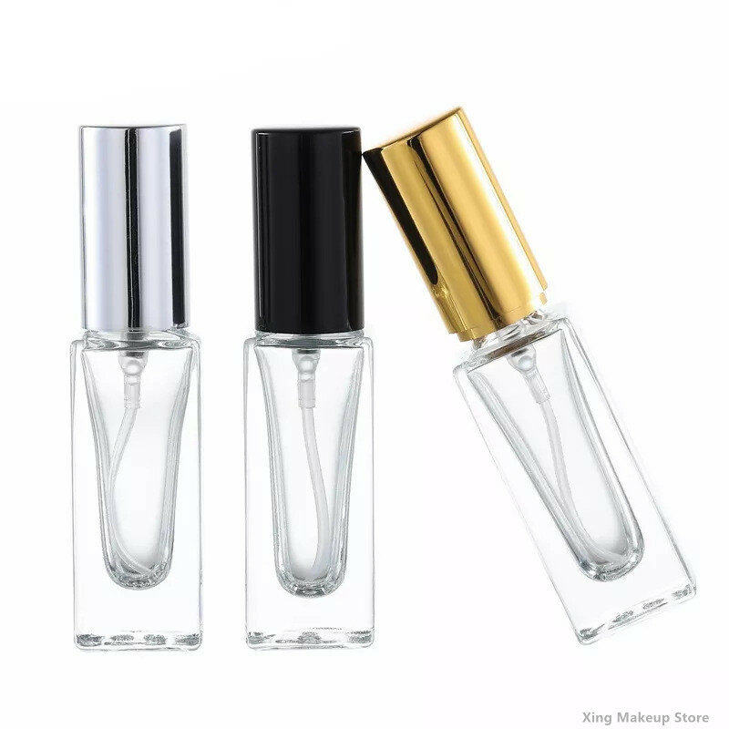 10/20pcs 6ml tragbare Mini-Reises prüh flasche Parfüm glasflasche leere Kosmetik flasche Probe Reagenzglas dünne Glas fläschchen 2 #