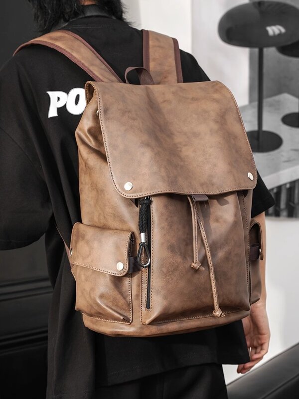 Модный мужской рюкзак, повседневная Водонепроницаемая дорожная сумка для компьютера, для учеников Старшей школы, младшей и старшей школы