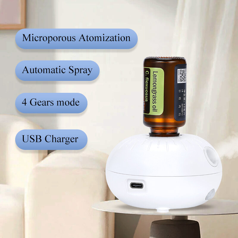 Mini elétrico Waterless aroma difusor com USB, inteligente árabe fragrância máquina, luxo, MEETA AN01