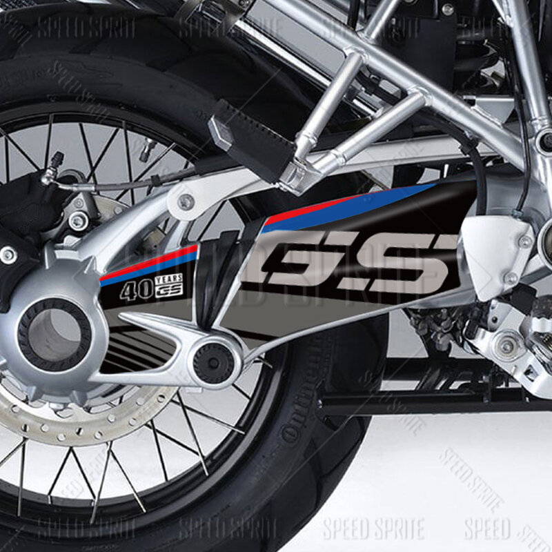 Motocicleta Swing Arm Decalque, braço oscilante do eixo rotativo à prova d'água, GS Adventure Adesivos, BMW R1200 04-12, R1200GS Adv 04-13, 3M