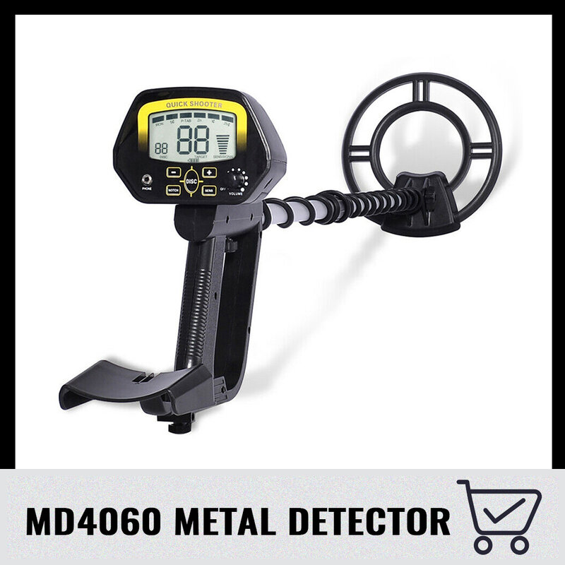 Profissional Underground Metal Detector MD4060 Pinpointer Gold Detector Jóias Treasure Hunter Detector metal finder