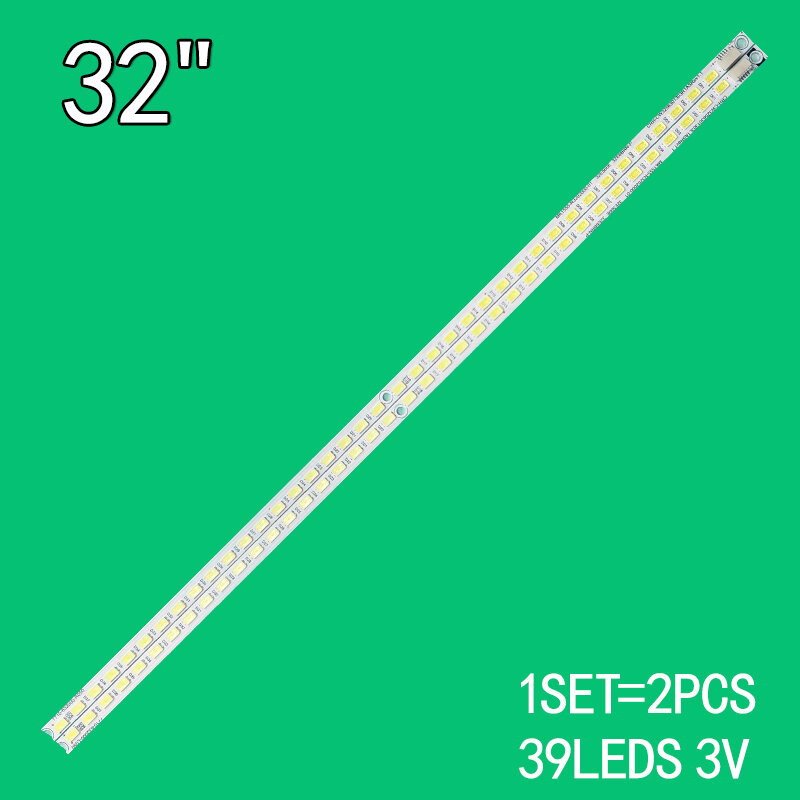 Strip lampu latar LED, Strip lampu latar LED untuk 32E20RE CRH-CW3256301303R1ASRev1.1 CRH-CW3256301303L1ASRev1.1 327710-632000-r050 2 buah/set