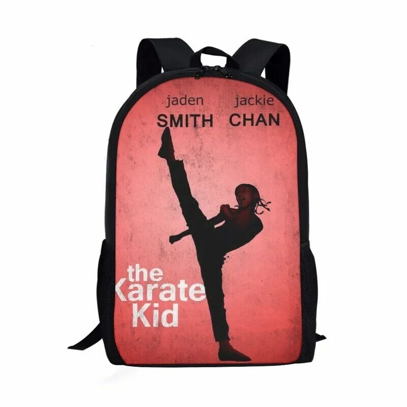 กังฟูเทควันโดพิมพ์รูปแบบโรงเรียนกระเป๋าเด็กหนังสือสบายๆกระเป๋ากระเป๋าเป้สะพายหลังเด็กวัยรุ่น Schoolbags Mochila
