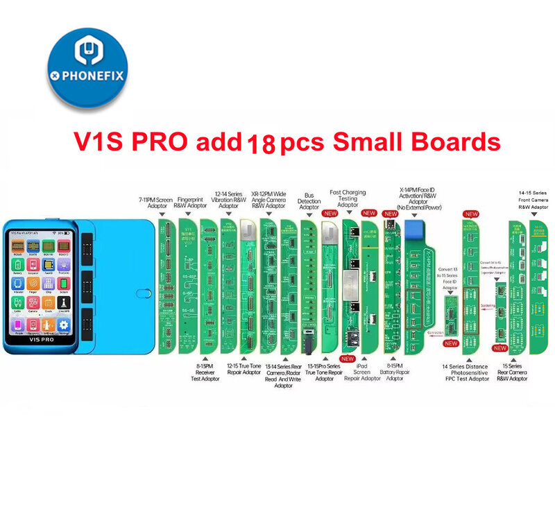 V1SE Cho iPhone 6 7 8 X XS 11 12 13 Pro Max Màn Hình True Tone Sửa Chữa Rung Cảm Ứng Chống Sốc máy In Pin Đầu Đọc Vân Tay