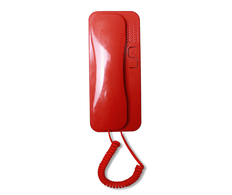 Rot grau schwarz Farbe optional Türklingeln 2-Draht-Audio-Telefon ohne Außenstation Gegensprechanlage Wohnhaus Tür Mobil teil