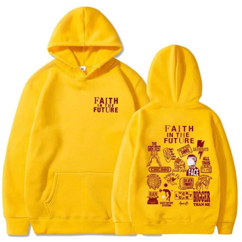 Faith In The Future Album Series 2024 World Tour Hoodie Man Woman Hip Hop Hoodies for Fans