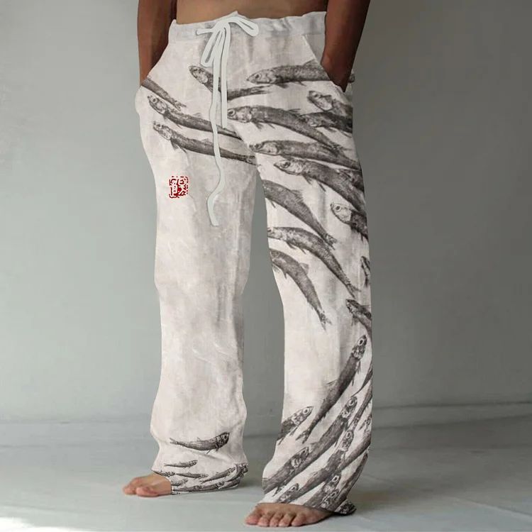 Burst-Pantalones deportivos de pierna ancha para hombre y mujer, pantalón holgado con estampado de comercio exterior, estilo hipster callejero, 2024