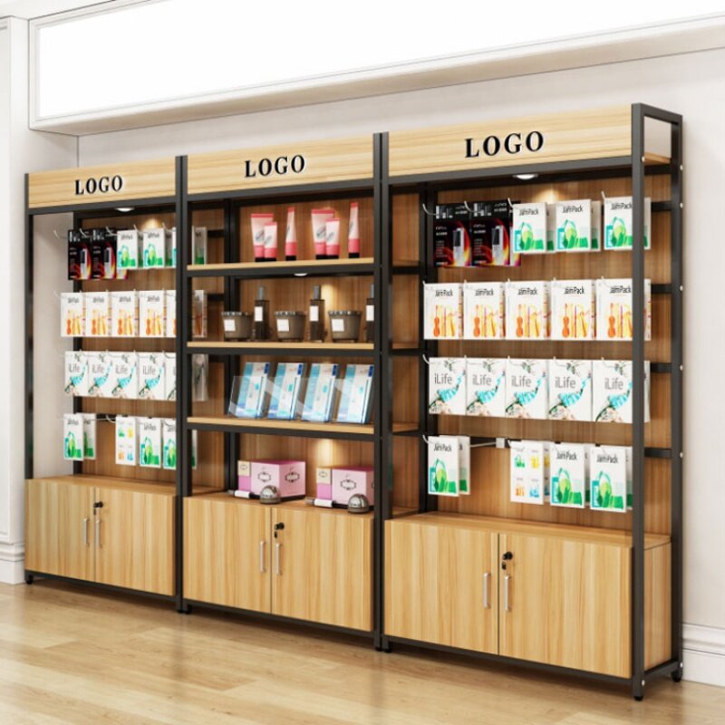 Góndola de supermercado personalizada, soporte de exhibición de productos de comestibles, estantes para tienda de Departamento Minorista