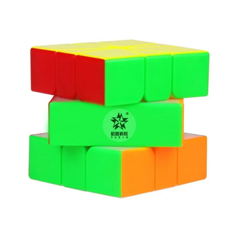 Yuxin 리틀 매직 SQ1 마그네틱 큐브, 스퀘어-1 매직 큐브, 마그네틱 3 레이어 속도 큐브, 전문 퍼즐