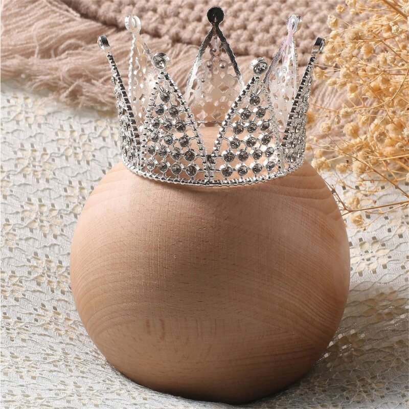 K5DD Baby Stylish Crown Headband Glamorous Crown Elegance Headband Baby Photography