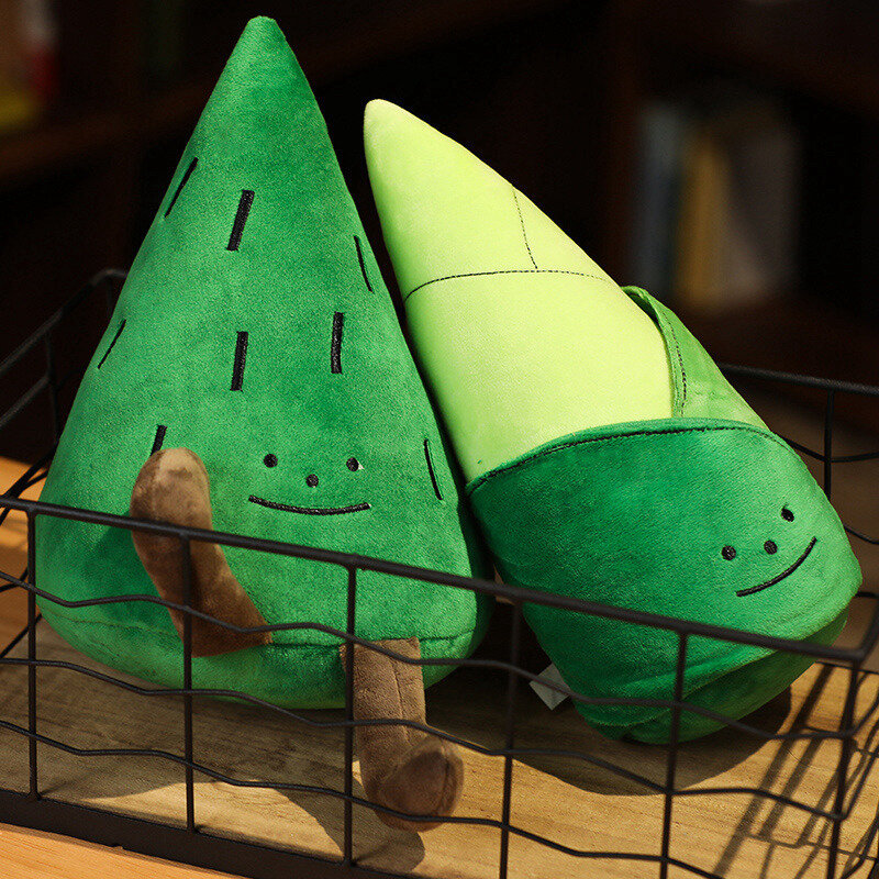 28cm słodkie małe sosna pędy bambusa pluszowe zabawki rośliny wypchane lalki spanie kojąca poduszka dekoracja domu prezenty dla dzieci