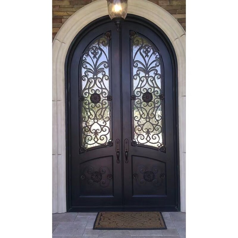 鉄のドアのデザイン,ダブルドア,シンプルな鉄のゲート,金のサプライヤー