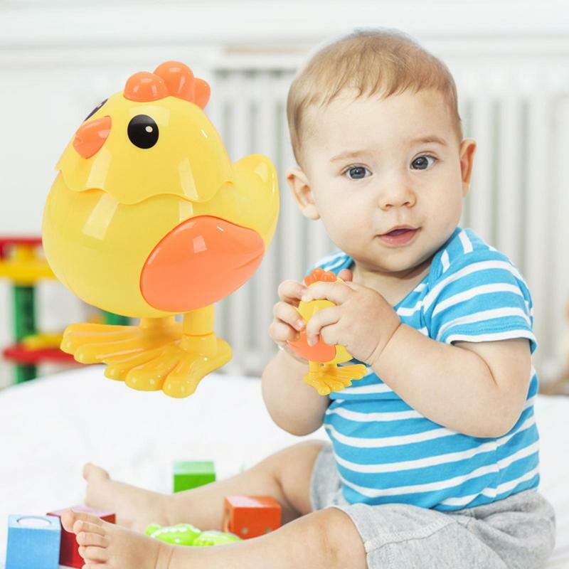 Nakręć pisklęta zabawki dla dzieci nowość kurczak/kaczątko podskakuje na imprezę zabawka przysługa prezenty urodzinowe dla małych dzieci w losowym kolorze