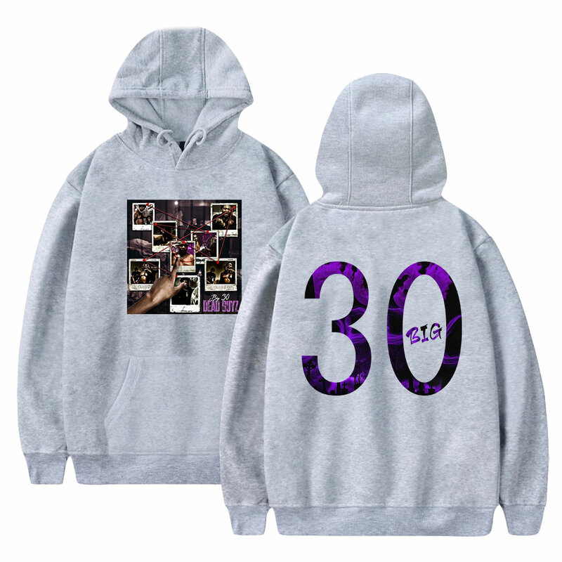 Big30 Merch Hoodie Unisex Long Sleeve Women Men Sweatshirt 2022 Casual Style Hip Hop Rapper Fashion Clothes