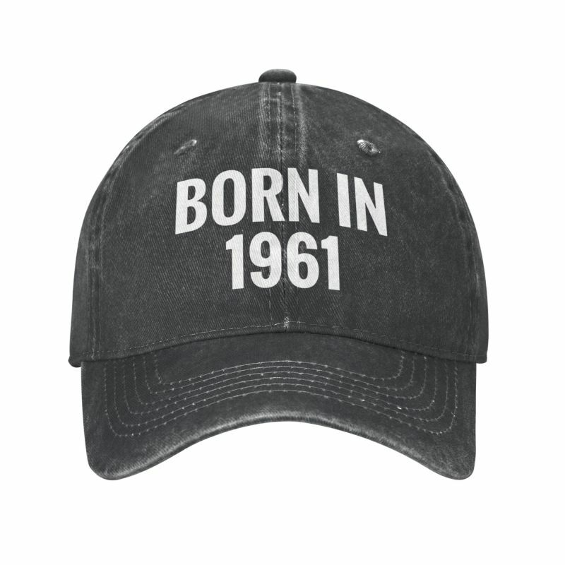 หมวกเบสบอลสำหรับผู้ชายและผู้หญิง, หมวกแฟชั่นสำหรับเป็นของขวัญวันเกิดแรกเกิดใน1961ปรับได้ใช้ได้ทั้งผู้ชายและผู้หญิง