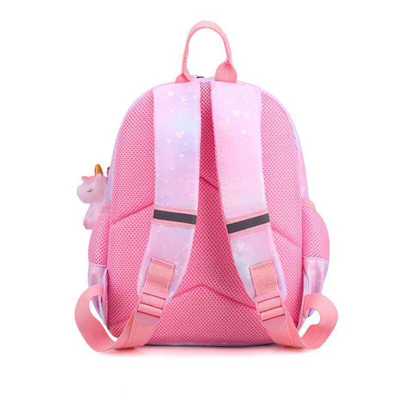 Nowy plecak z motywem jednorożca dla dziewczynek Cartoon różowy księżniczka szkolne torby dziecięce tornistry przedszkole plecak Infantil Escolar