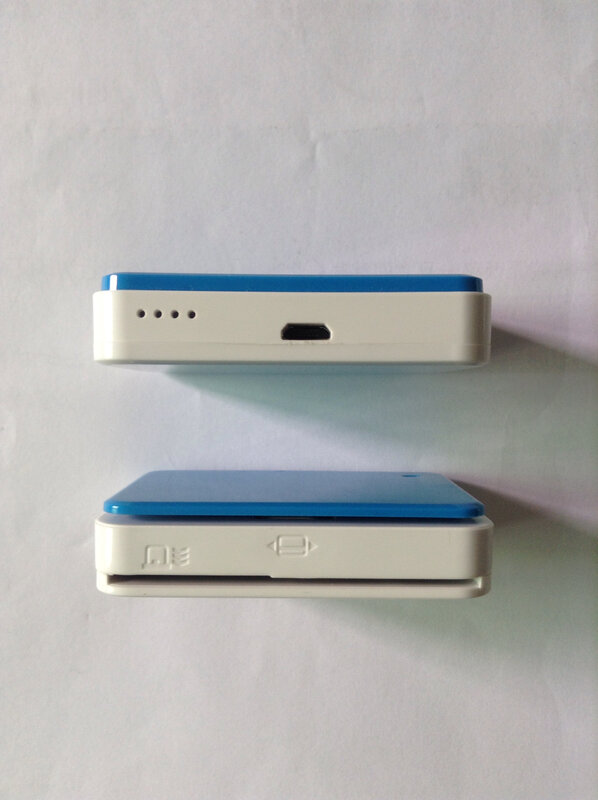 Mini Leitor de Cartão com Bluetooth para Smart Phone, MSR EMV, 2 em 1, Suportando Android e iOS
