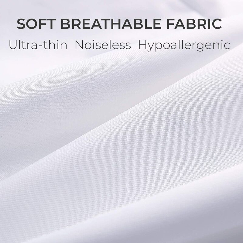 Baby Waterproof Mattress Protector Fitted Sheet Breathable & Noiseless Crib Toddler Baby Mattress Cover