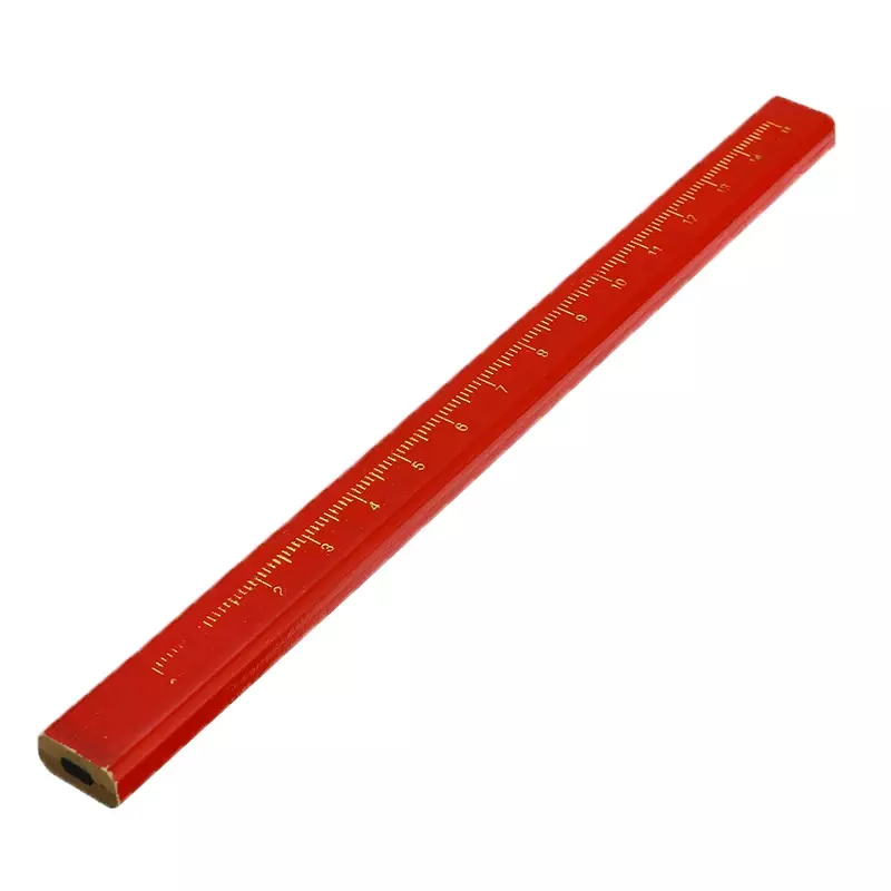 DIYカーペンター鉛筆ビルダー関節器、木工ツール、黒、厚手のコア、圧縮マーク鉛筆、文房具用品、10個、ロット