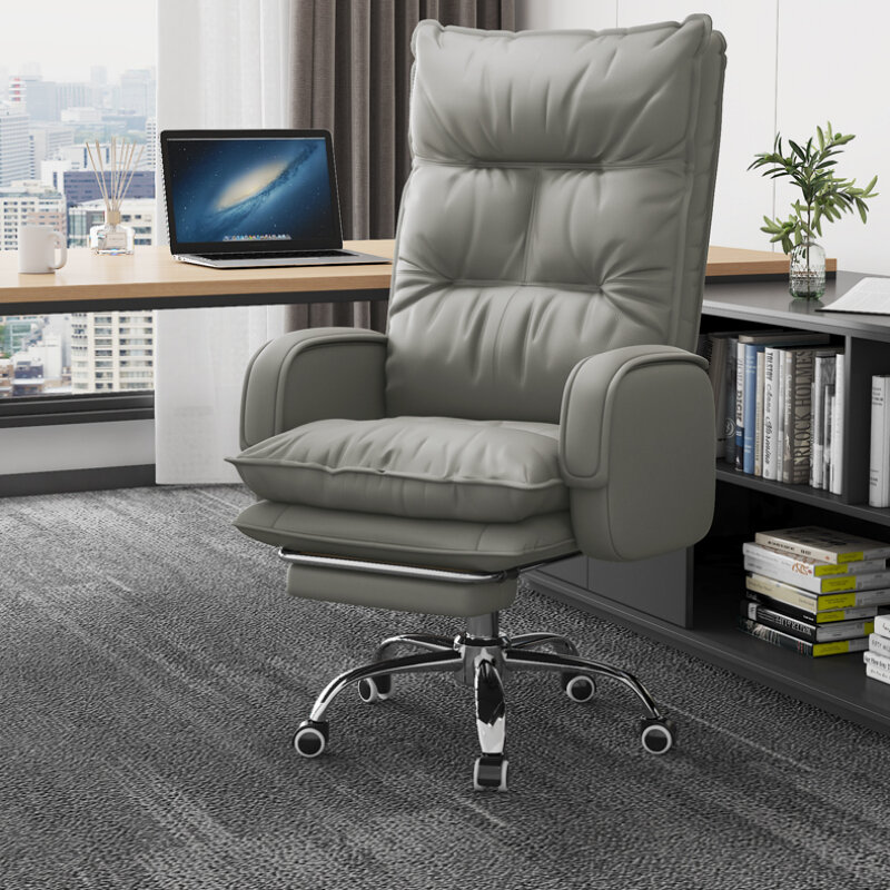 Comfy Pillow Office Chairs Computer Luxury Living Room Office Chairs Armchair Swivel Chaise Cadeira Office Gadgets JY50BG