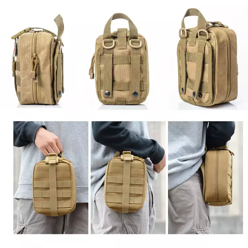 Tactical First Aid Kits Waist Packs Emergency Outdoor Army Hunting Car Camping Molle Survival Tool Military EDC Pouch Organizer