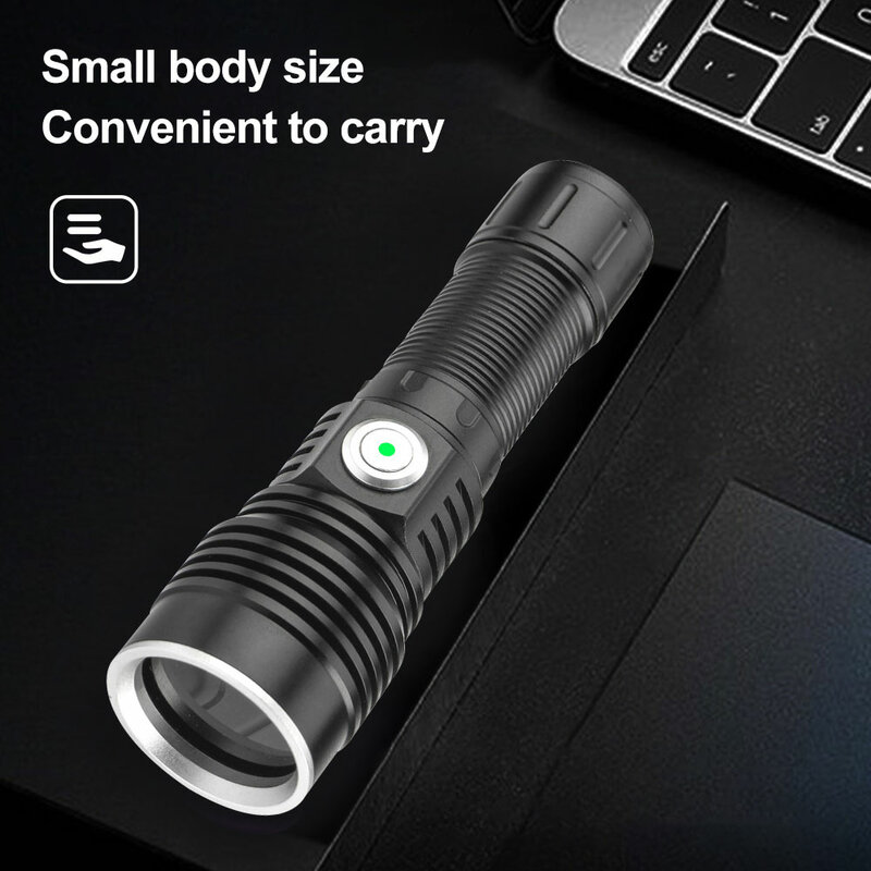 20W UV Flashlight Type-C Rechargeable Portable Waterproof UV Light Torch Flashlight 2024