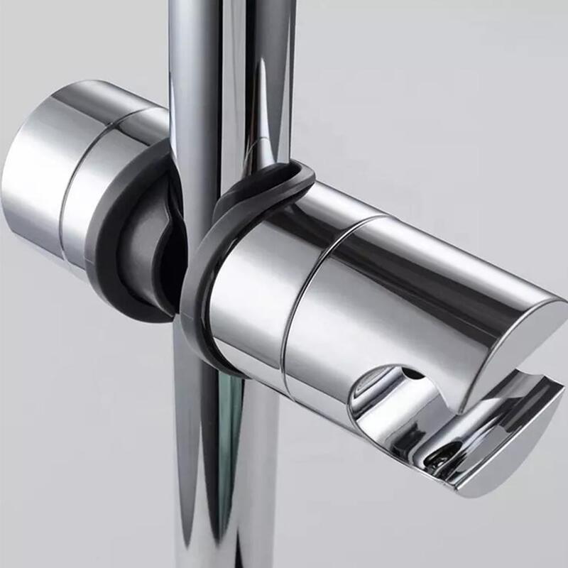 Adjustable Shower Head Holder Shower Holder Clamp Showerhead Rail Slide Bracket Bathroom Accessories 360° Rotation 19mm/20-25mm