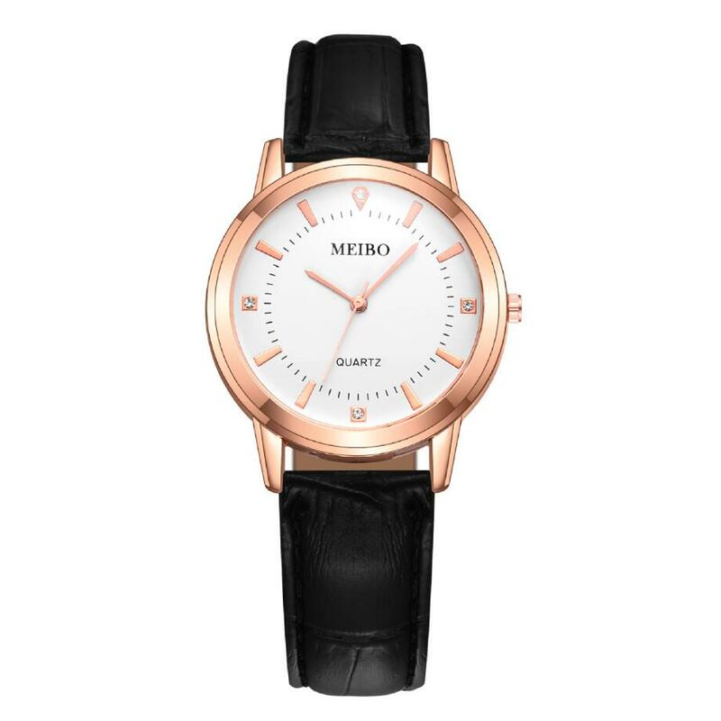 커플 시계 럭셔리 브랜드 애호가의 캐주얼 쿼츠 시계 여성 정품 가죽 스트랩 시계 선물 Relogio Feminino 남자 시계