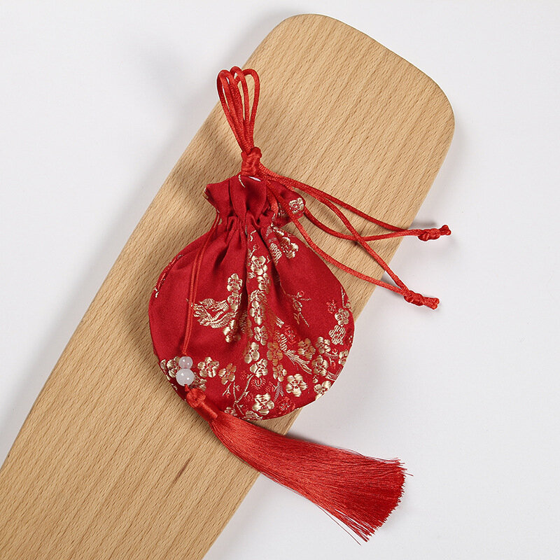Chińska stylowa torba wisząca szyja pachnąca torba haftowana samochodowa wisząca artemizja środek odstraszający komary pachnąca torba starożytna torba typu worek