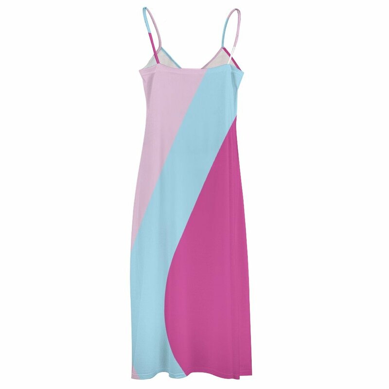Bubblegum Wand ärmelloses Kleid Party kleider für Frauen Kleider für Frauen 2024 Beach wear