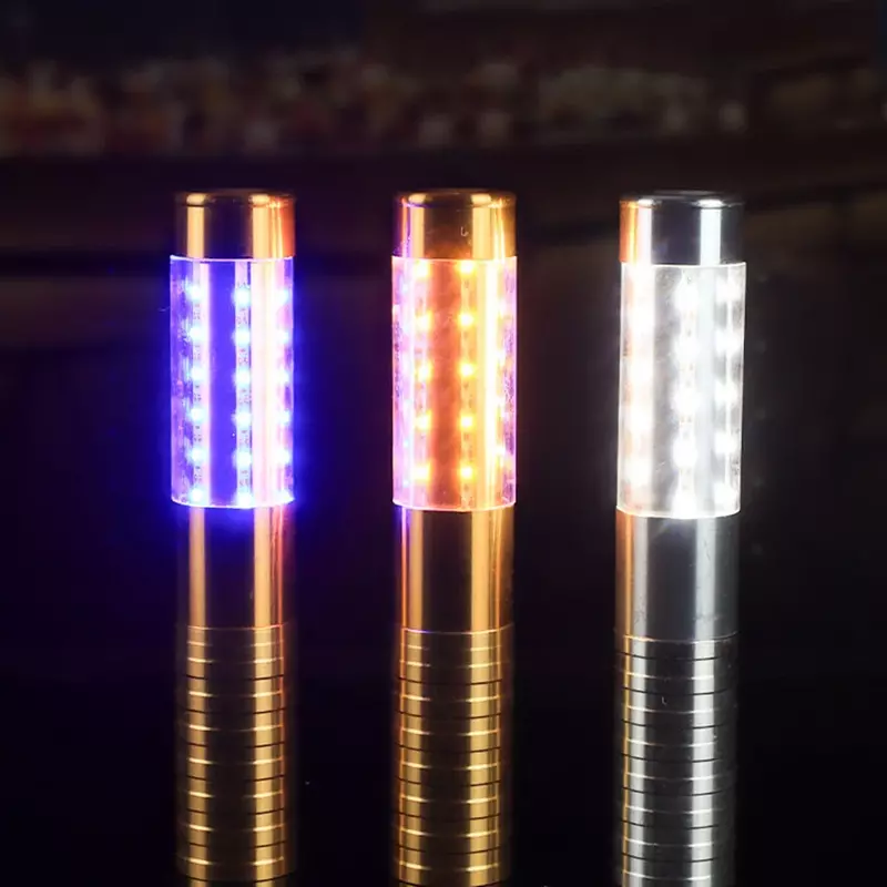 Reutilizável LED Strobe Bottle Light Topper, Champagne Garrafa Sparklers, Luzes de serviço para Bar Nightclub Concert