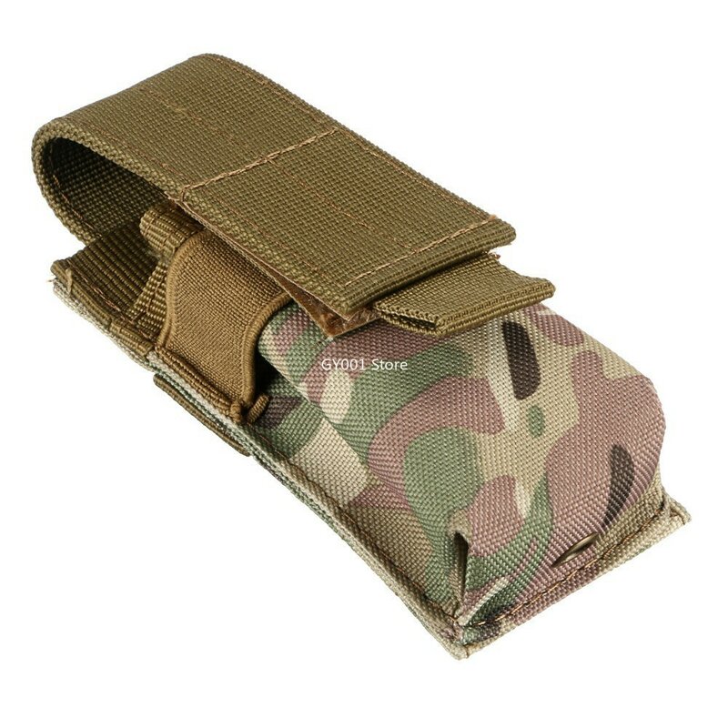 Tactical Magazine Pouch Military Single Pistol Mag Bag Molle torcia Pouch Torch Holder Case Outdoor Hunting Knife Holster