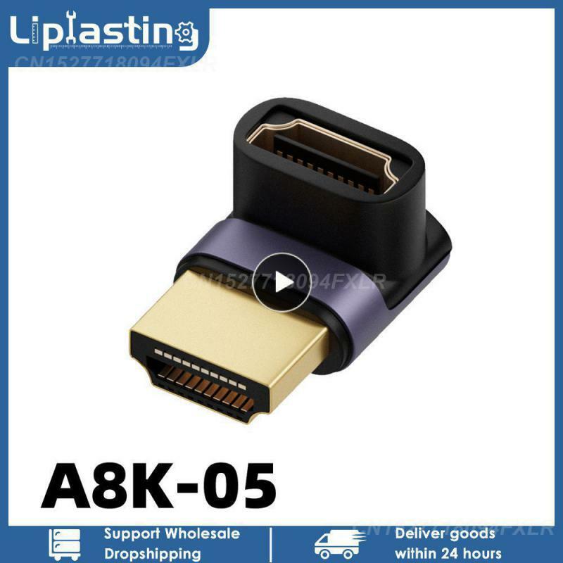 1 szt. 2.1 Adapter do kabla kabel męski na żeński konwerter dla HDTV PS5 Laptop 4K żeński do żeńskiego przedłużacz